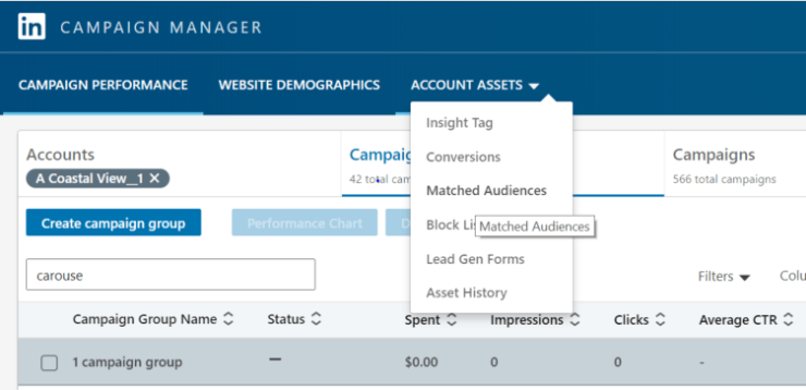 领英广告投放——访问中匹配的受众营销管理工具