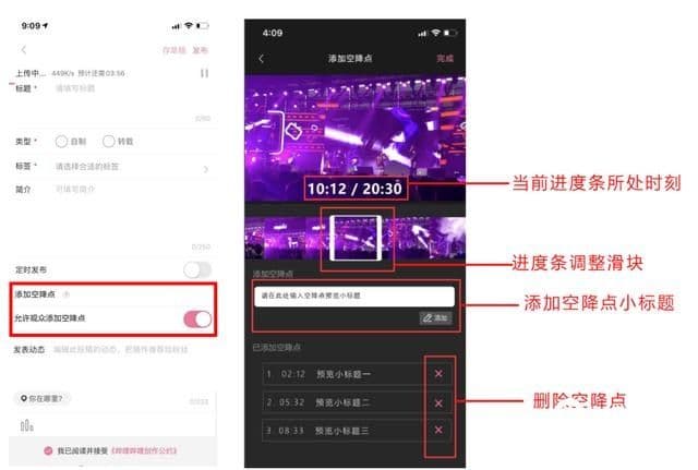 b站推广怎么投放可以将目录与进度条结合起来