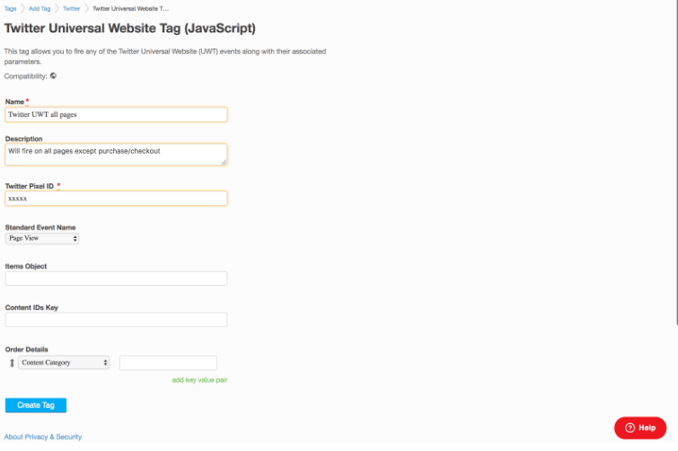 Twitter广告投放:网站的转化跟踪《NO.2》