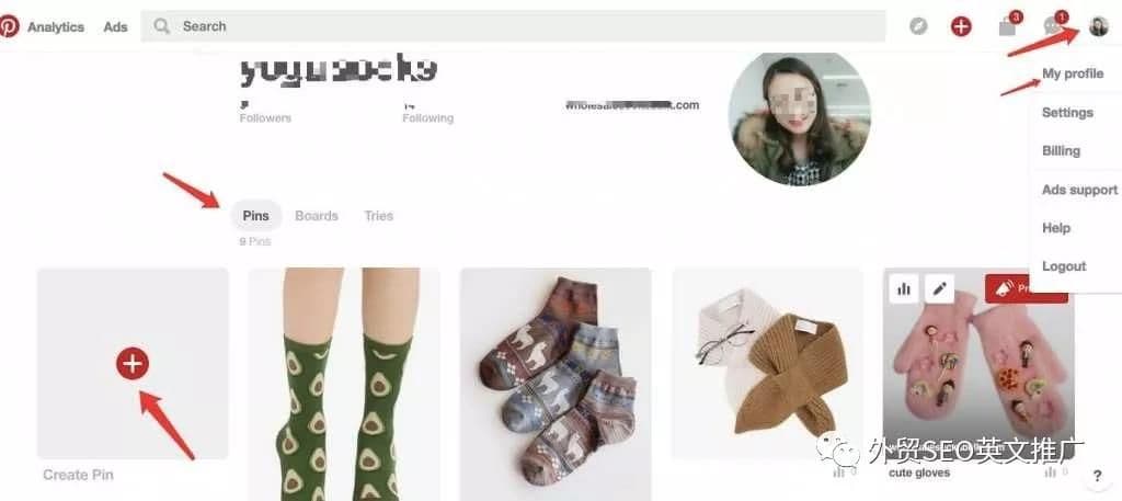 Pinterest营销上的基本元素解读