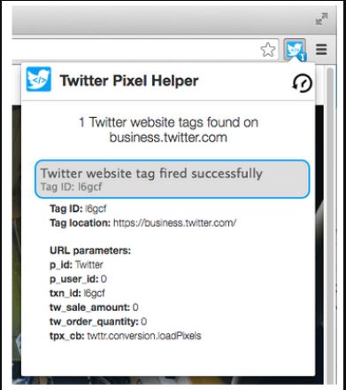 Twitter广告投放:Twitter像素助手