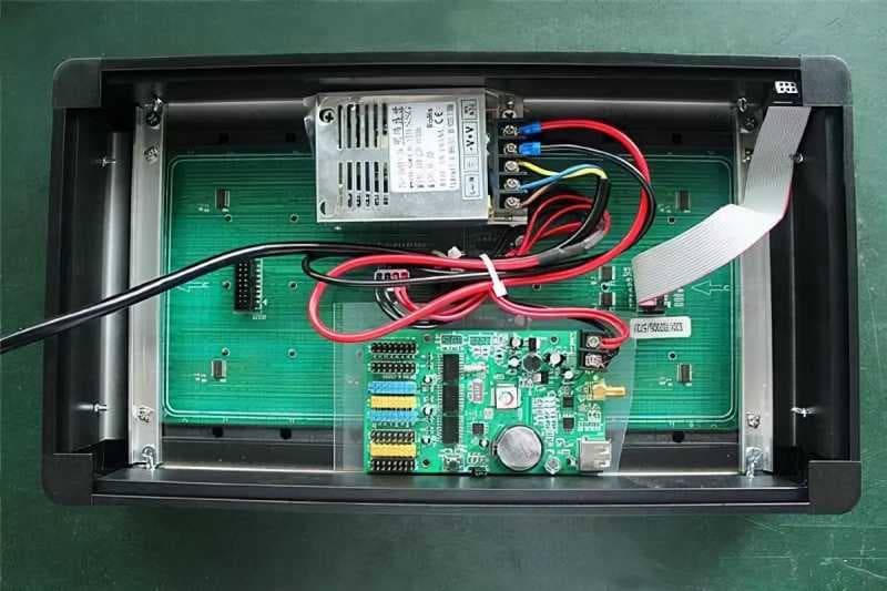 led显示屏控制卡怎么接线（led显示屏控制卡排线接法图）