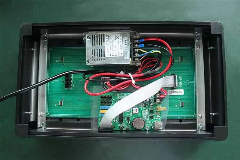 led显示屏控制卡怎么接线（led显示屏控制卡排线接法图）