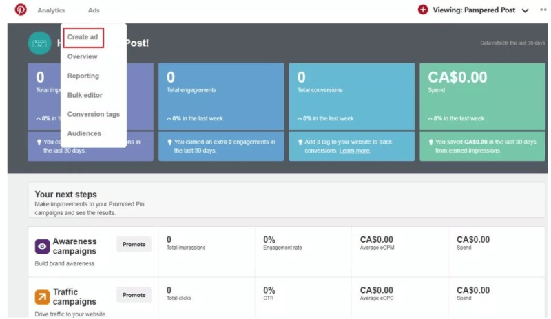 如何创建Pinterest广告？账户后台如何操作？需要审核多长时间？