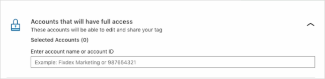 领英广告推广——管理用于执行领英转化追踪、网站再营销和资料复制的数据分析标签权限