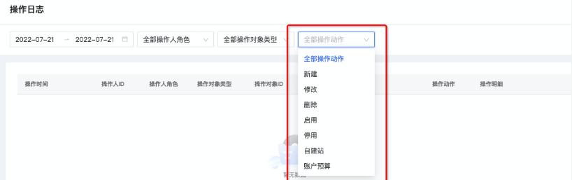 喜马拉雅广告推广:操作日志功能上线!