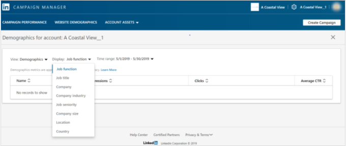 领英广告推广——广告的统计信息