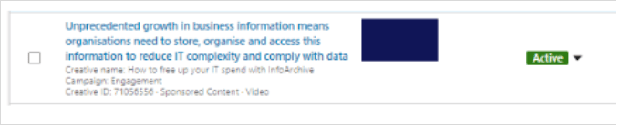 LinkedIn广告投放——广告创意状态+定义