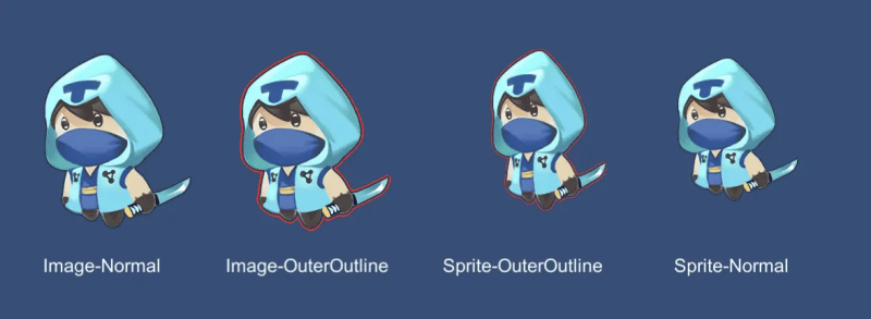 Unity Shader 极简实践5——2D图片描边