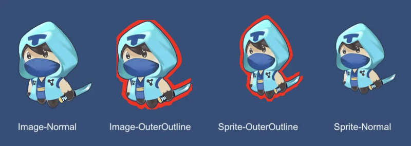 Unity Shader 极简实践5——2D图片描边