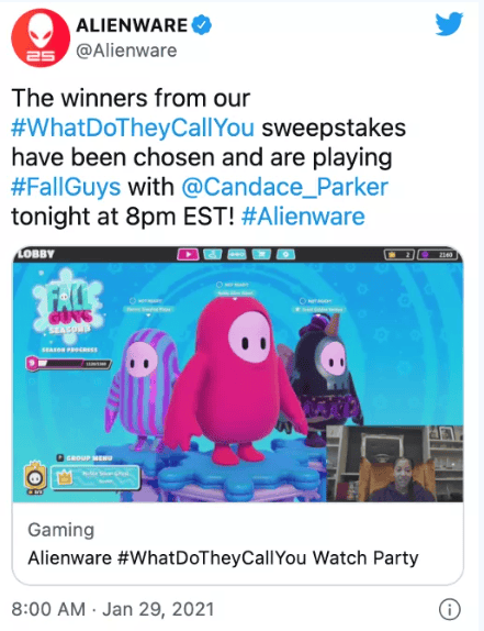 Twitter触达Z世代玩家,外星人游戏本自有一套!