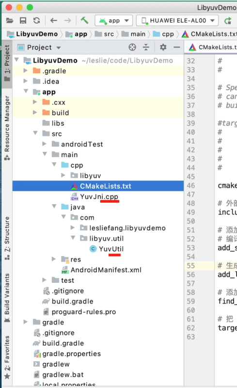 android 相机预览编译 libyuv 处理 YUV 数据