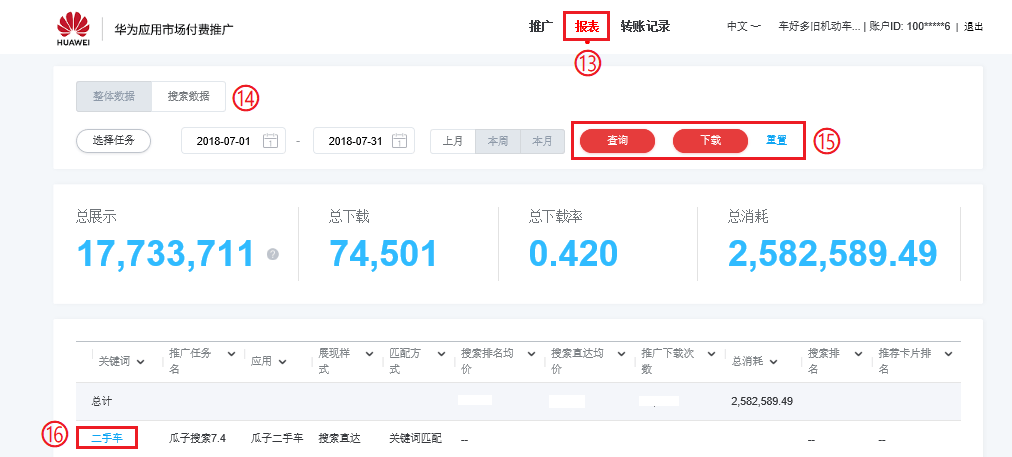 华为应用市场如何搜索关键词推广?华为推广怎么做?