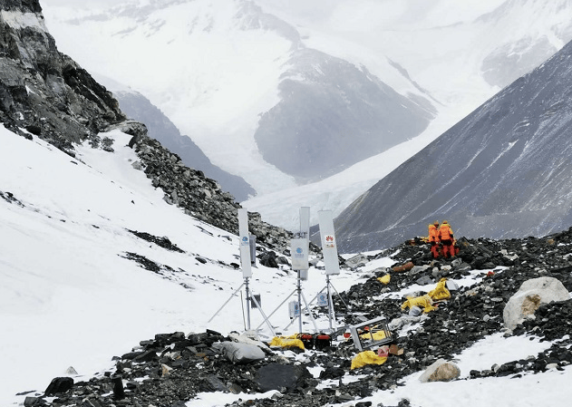 华为广告开户首次实现5G覆盖珠峰顶，千兆网络覆盖6500米高度