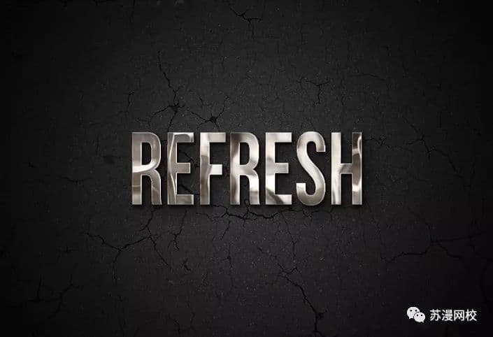 ps不锈钢效果怎么做（不锈钢金属字体制作教程）