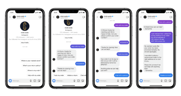 Facebook广告投放:Messenger API 现已支持 Instagram