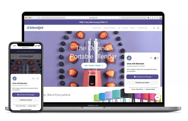 Facebook广告投放:加强版 Messenger 聊天插件让企业接触到更多客户