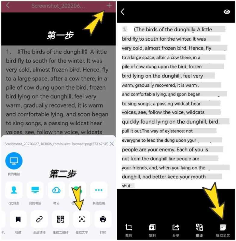 pdf图片文字提取出来（把图片中的文字提取出来的办法）