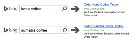 使用动态文本参数自动自定义您的必应广告投放