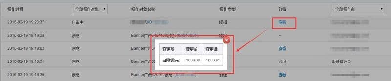 当您需要了解账户最近的调整情况时搜狐广告后台如何查询操作记录