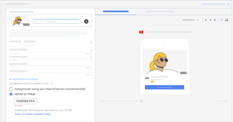 为谷歌视频广告制作随播横幅广告